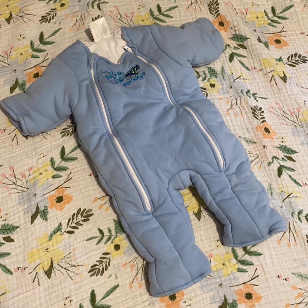 Baby Merlin’s Magic Sleepsuit Blue Size Large 6-9 months